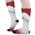 Santa Claus Beard Print Long Socks