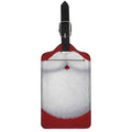 Santa Claus Beard Print Luggage Tag