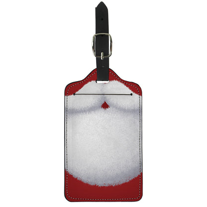 Santa Claus Beard Print Luggage Tag