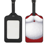 Santa Claus Beard Print Luggage Tag