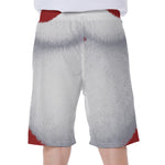 Santa Claus Beard Print Men's Beach Shorts