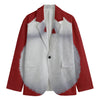 Santa Claus Beard Print Men's Blazer