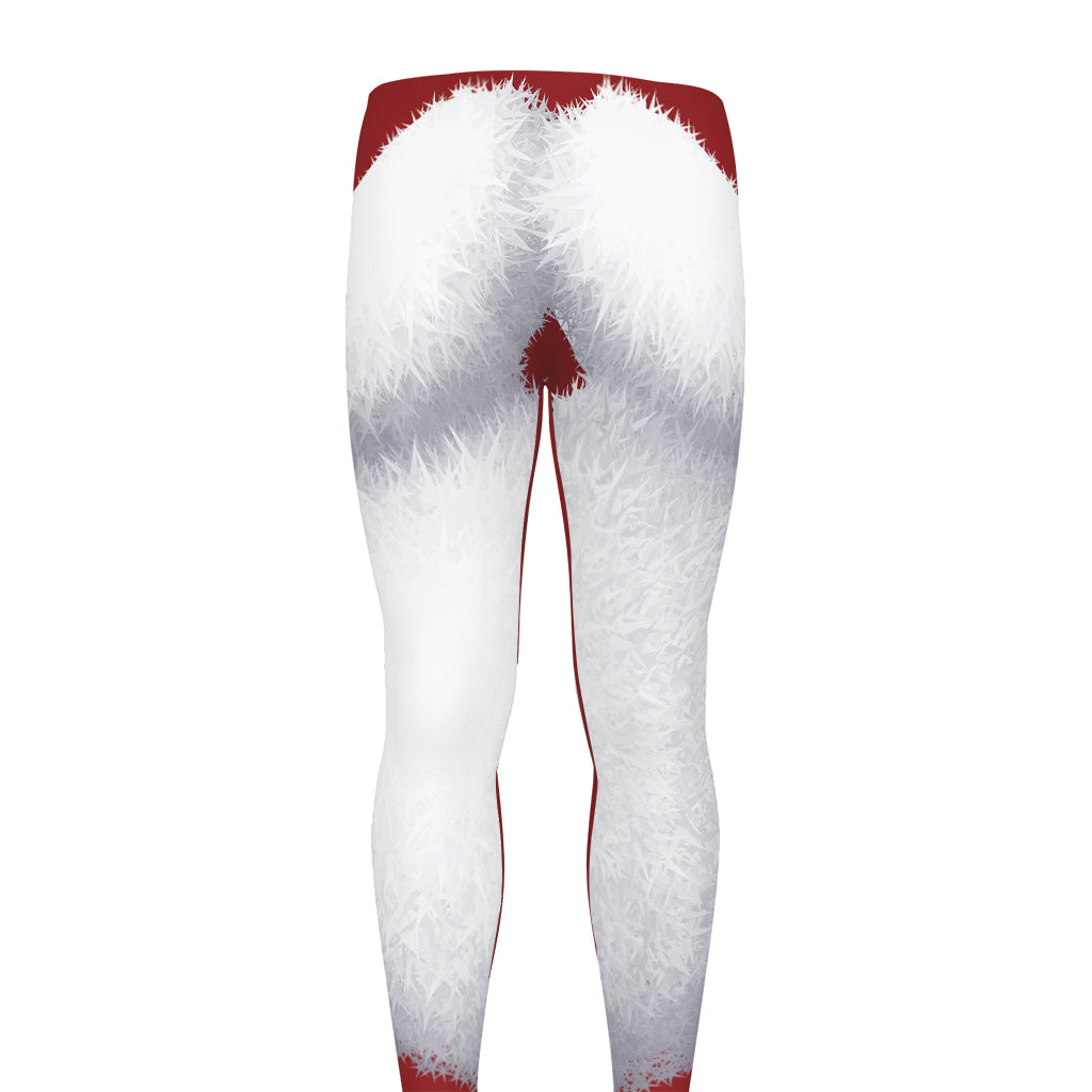 Santa Claus Beard Print Men's leggings