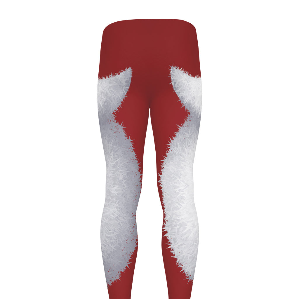 Santa Claus Beard Print Men's leggings