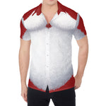 Santa Claus Beard Print Men's Shirt
