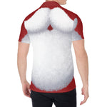 Santa Claus Beard Print Men's Shirt