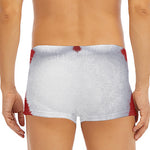 Santa Claus Beard Print Men's Short Boxer Briefs