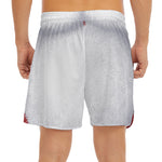 Santa Claus Beard Print Men's Split Running Shorts