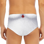 Santa Claus Beard Print Men's Triangle Swim Briefs
