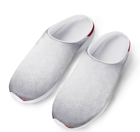 Santa Claus Beard Print Mesh Casual Shoes