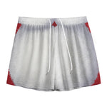 Santa Claus Beard Print Mesh Shorts
