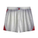 Santa Claus Beard Print Mesh Shorts