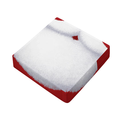 Santa Claus Beard Print Outdoor Seat Cushion Cover