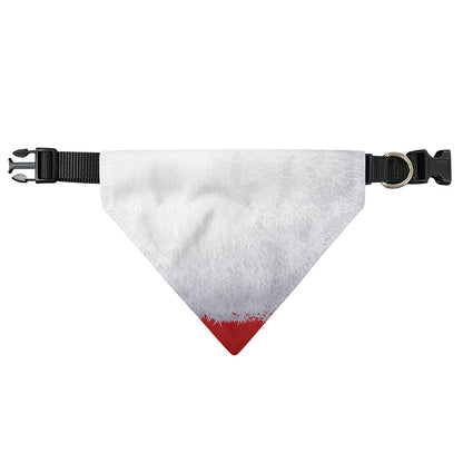 Santa Claus Beard Print Over The Collar Dog Bandana