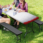 Santa Claus Beard Print Picnic Table Cover