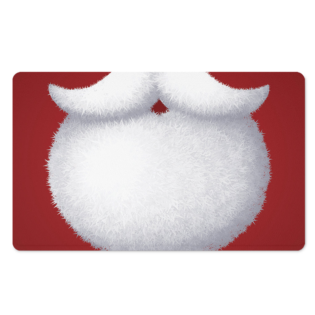 Santa Claus Beard Print Polyester Doormat