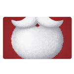 Santa Claus Beard Print Polyester Doormat