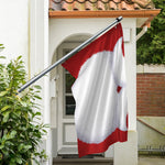 Santa Claus Beard Print Polyester Flag