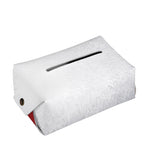 Santa Claus Beard Print Rectangle Tissue Box Cover