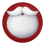 Santa Claus Beard Print Round Blanket