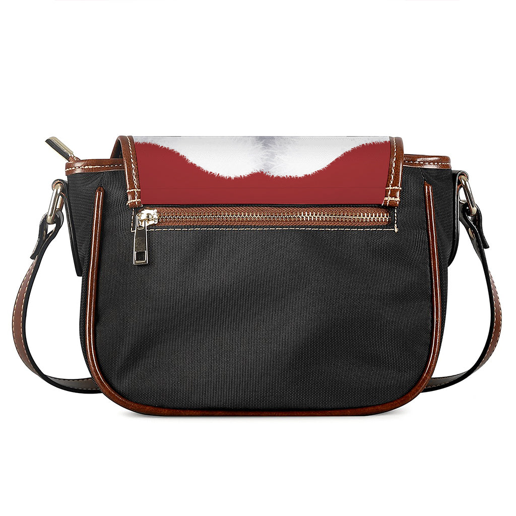 Santa Claus Beard Print Saddle Bag