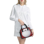 Santa Claus Beard Print Shoulder Handbag