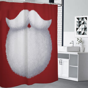 Santa Claus Beard Print Shower Curtain