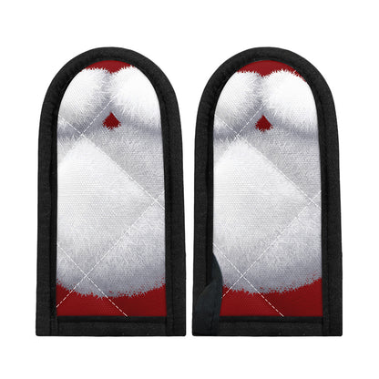 Santa Claus Beard Print Skillet Handle Cover