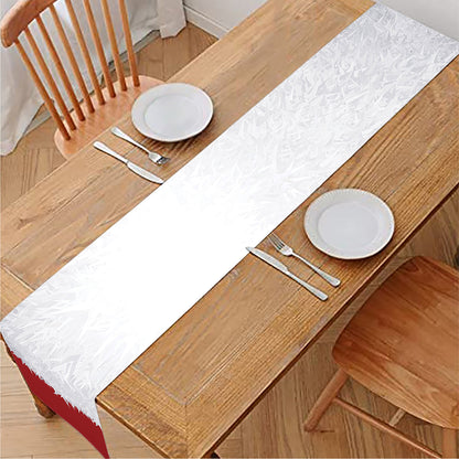 Santa Claus Beard Print Table Runner