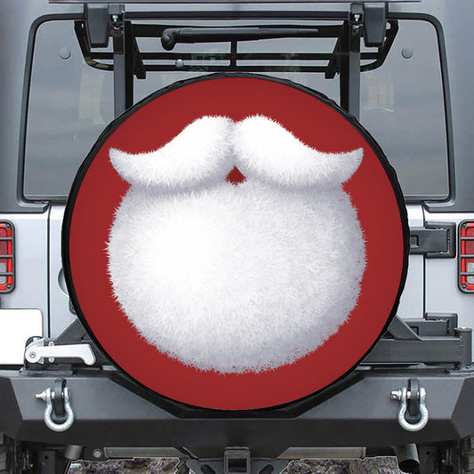 Santa Claus Beard Print Tire Cover