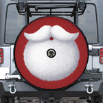Santa Claus Beard Print Tire Cover With Camera Hole