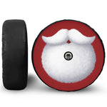Santa Claus Beard Print Tire Cover With Camera Hole