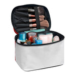 Santa Claus Beard Print Travel Makeup Bag