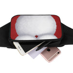 Santa Claus Beard Print Waist Bag