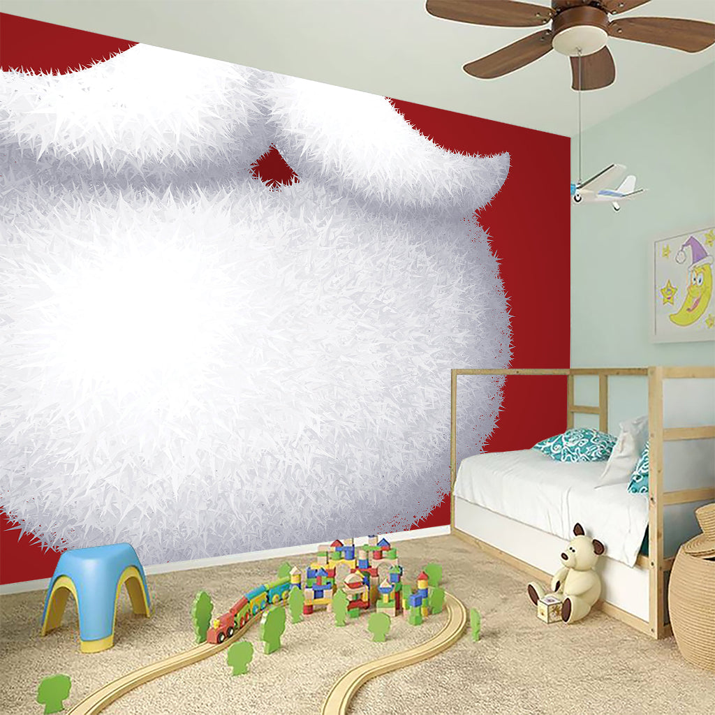 Santa Claus Beard Print Wall Sticker