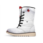 Santa Claus Beard Print Winter Boots