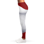 Santa Claus Beard Print Women's Leggings
