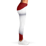 Santa Claus Beard Print Women's Leggings