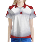 Santa Claus Beard Print Women's Polo Shirt