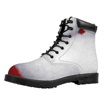 Santa Claus Beard Print Work Boots