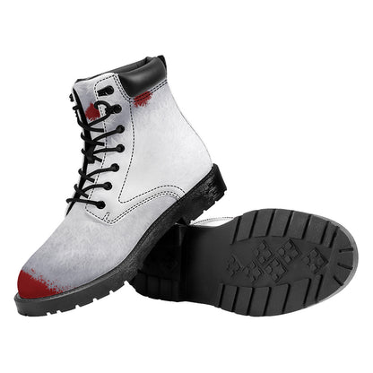 Santa Claus Beard Print Work Boots