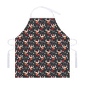 Santa Claus Deer Pattern Print Adjustable Apron