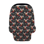 Santa Claus Deer Pattern Print Baby Seat Cover