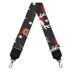 Santa Claus Deer Pattern Print Bag Strap
