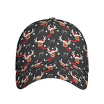 Santa Claus Deer Pattern Print Baseball Cap