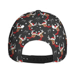 Santa Claus Deer Pattern Print Baseball Cap