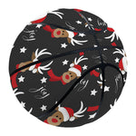 Santa Claus Deer Pattern Print Basketball