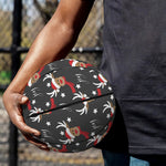Santa Claus Deer Pattern Print Basketball