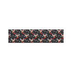 Santa Claus Deer Pattern Print Bed Runner