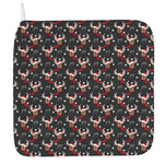 Santa Claus Deer Pattern Print Hand Towel